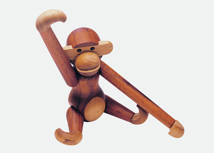 Kay Bojesen, Wooden Monkey, 1951. Image credit: Kay Bojesen Denmark