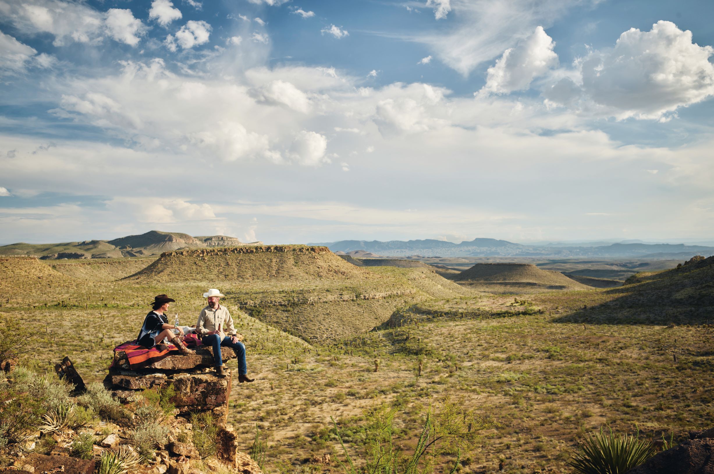 Virginia Lebermann and Rocky Barnette of The Capri, Marfa Texas. Photograph by Douglas Friedman