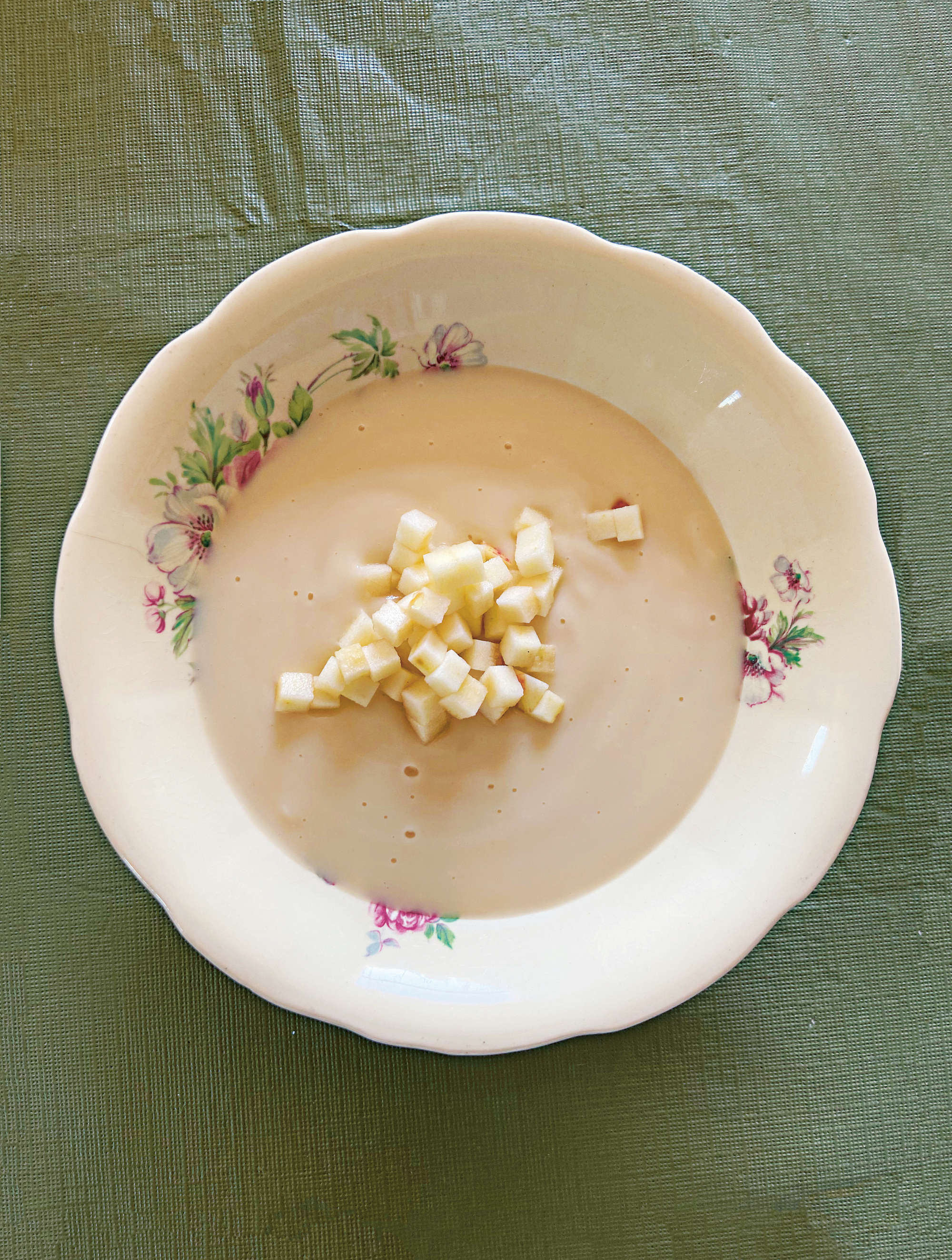 Parsnip and Apple Soup, by Jeremy Charles. Photo courtesy of the chef 