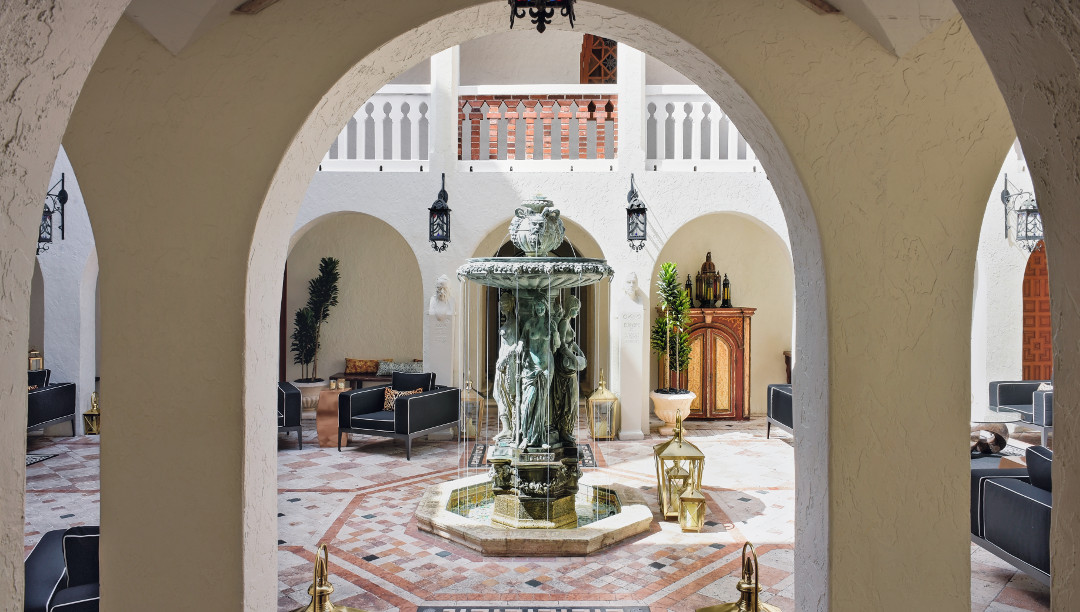 The Villa Casa Casuarina at the former Versace Mansion, Miami Beach, Florida, USA.