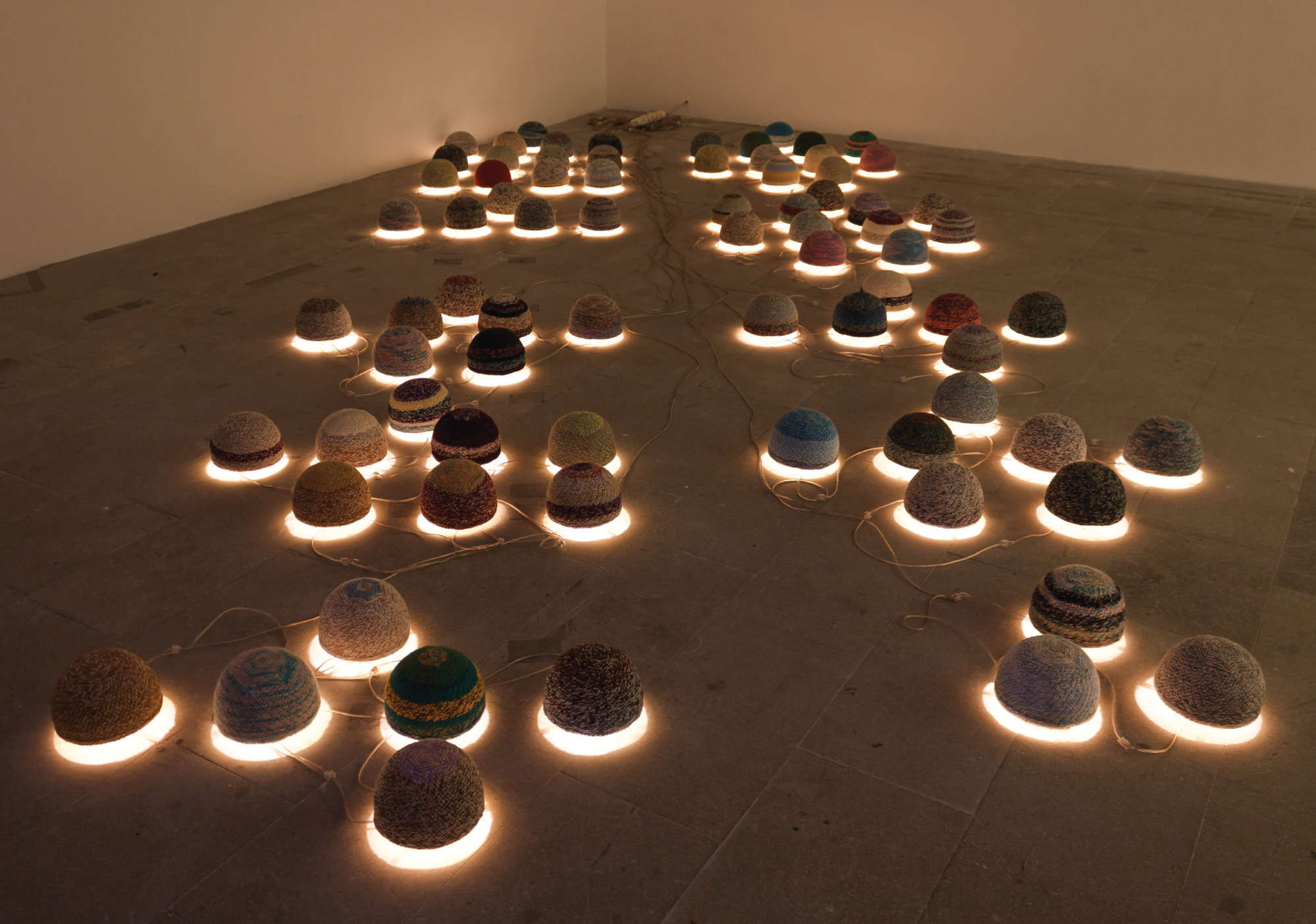 Taqiya-Nor (‘Hat Light’), 2016, by Younès Rahmoun