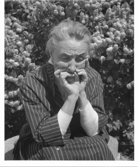 O'Keeffe in her Abiquiu garden, 1962, by Todd Webb