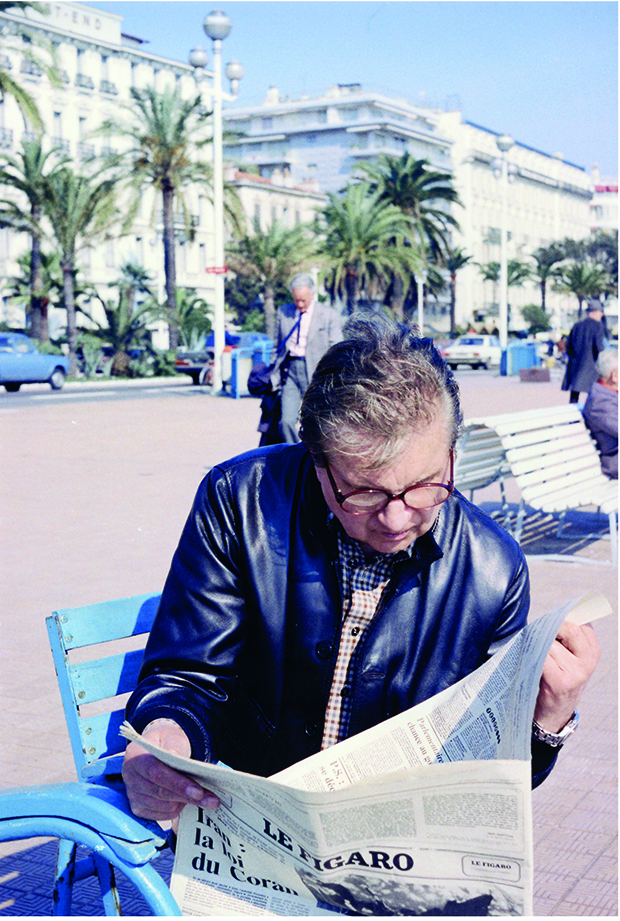 Francis Bacon, Monte-Carlo, Monaco, November 1981. Photo: © Eddy Batache. Courtesy Francis Bacon MB Art Foundation