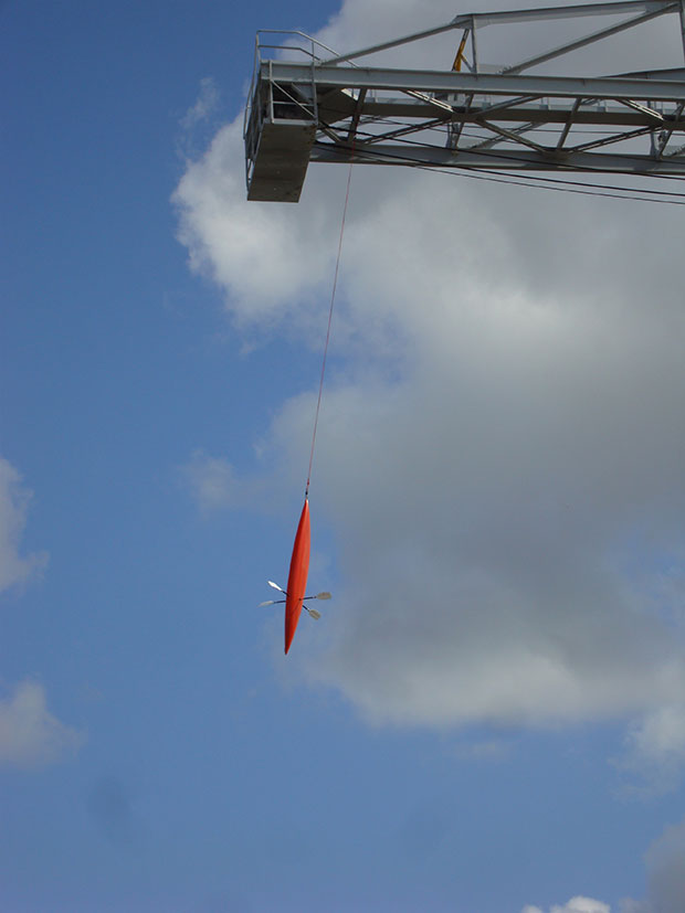 Roman Signer Kajak (Kayak), 2011 HAB, Nantes/FR Photo (2012): Aleksandra Signer Courtesy the artist and Galerie Martin Janda,Wien, Häusler Contemporary, München