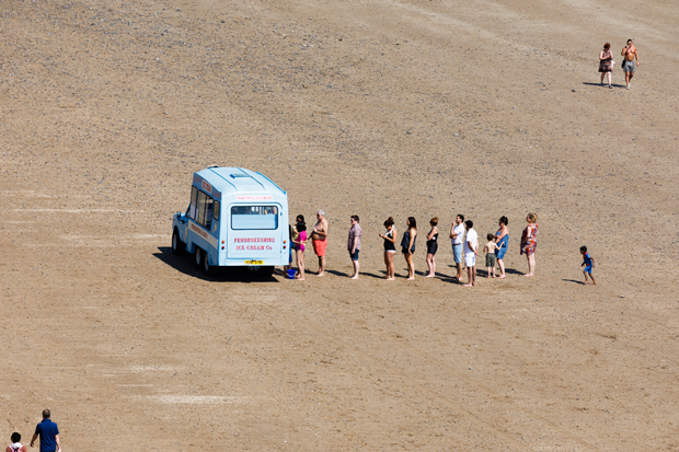 Tenby, Wales, 2018, by Martin Parr. One of the photographer's Collector's Edition prints