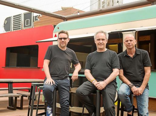 From left: Albert Adrià, Ferran Adrià and the Cirque du Soleil founder Guy Laliberté