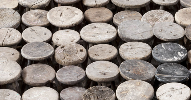 Stools (2014) by Ai Weiwei, courtesy of Martin-Gropius-Bau, Berlin