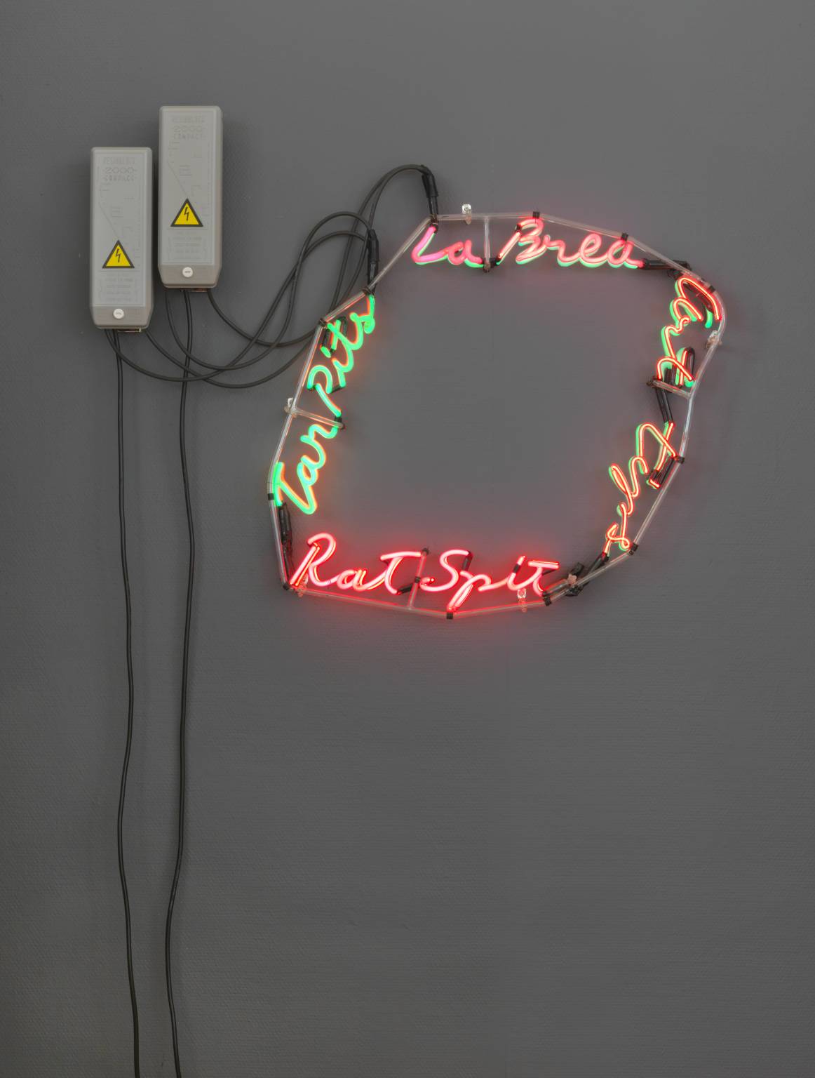 La Brea/Art Tips/Rat Spit/Tar Pits (1972) by Bruce Nauman