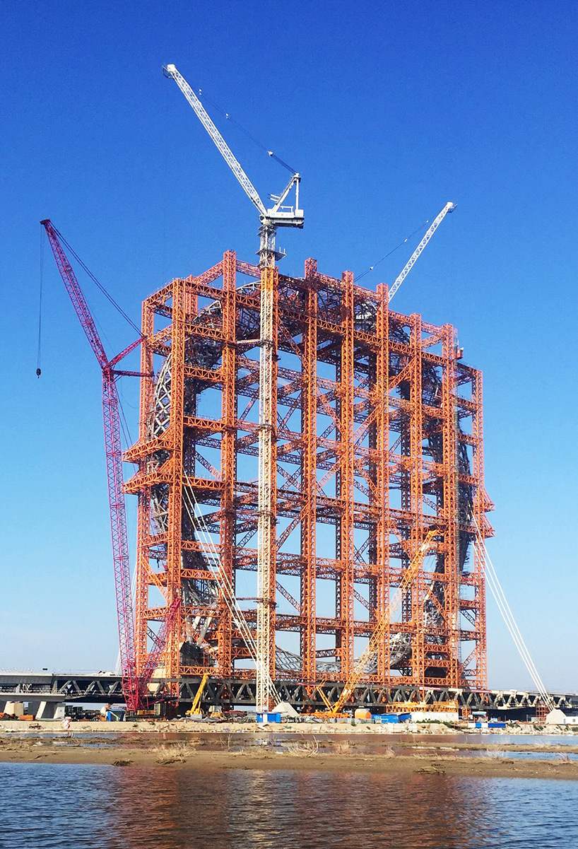 And this is what it look like before it's been put in the oven - image courtesy China Construction Sixth Engineering Division