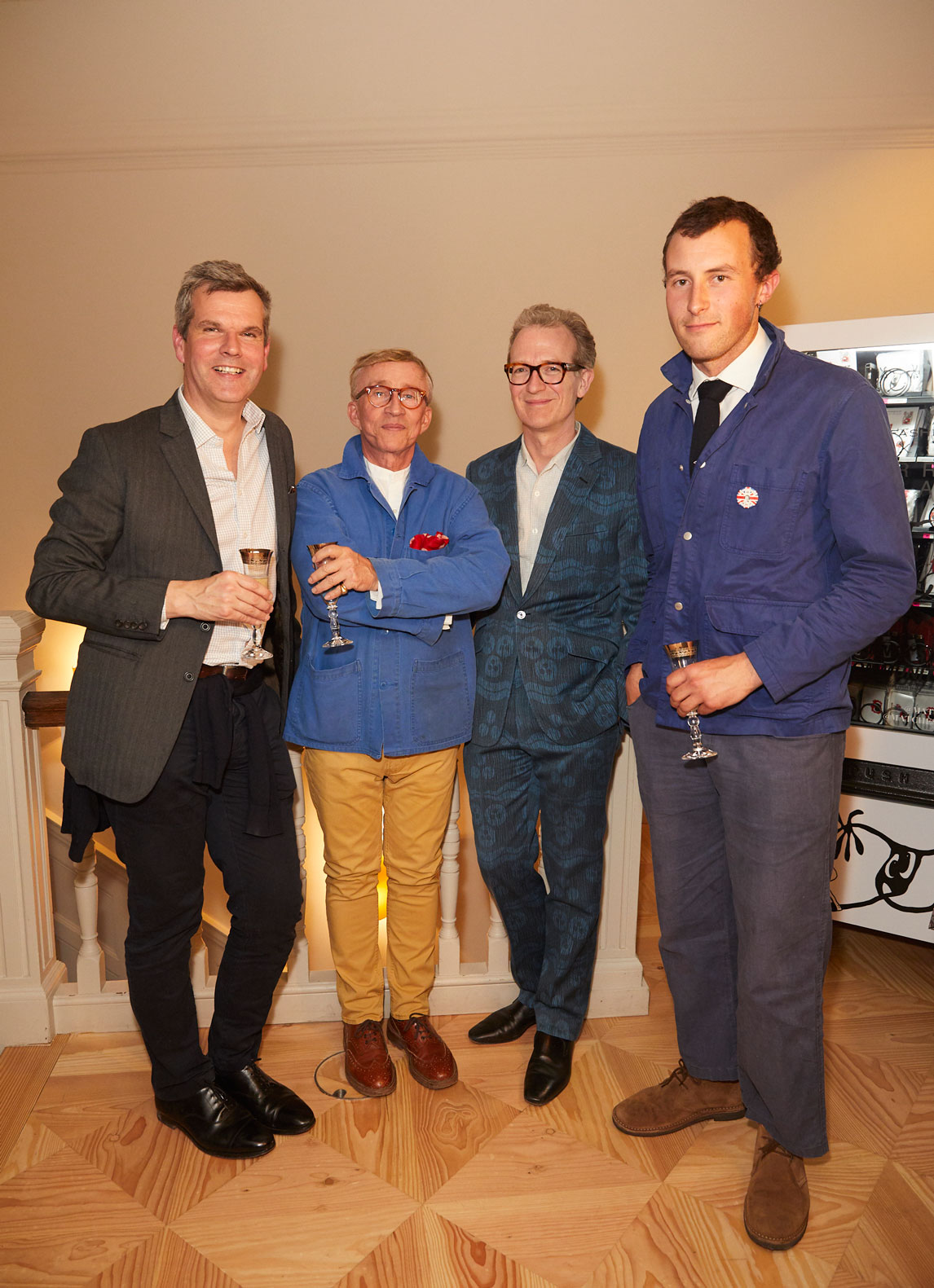 Ben Pentreath and Jasper Conran at the Interiors launch at MATCHESFASHION.COM in London