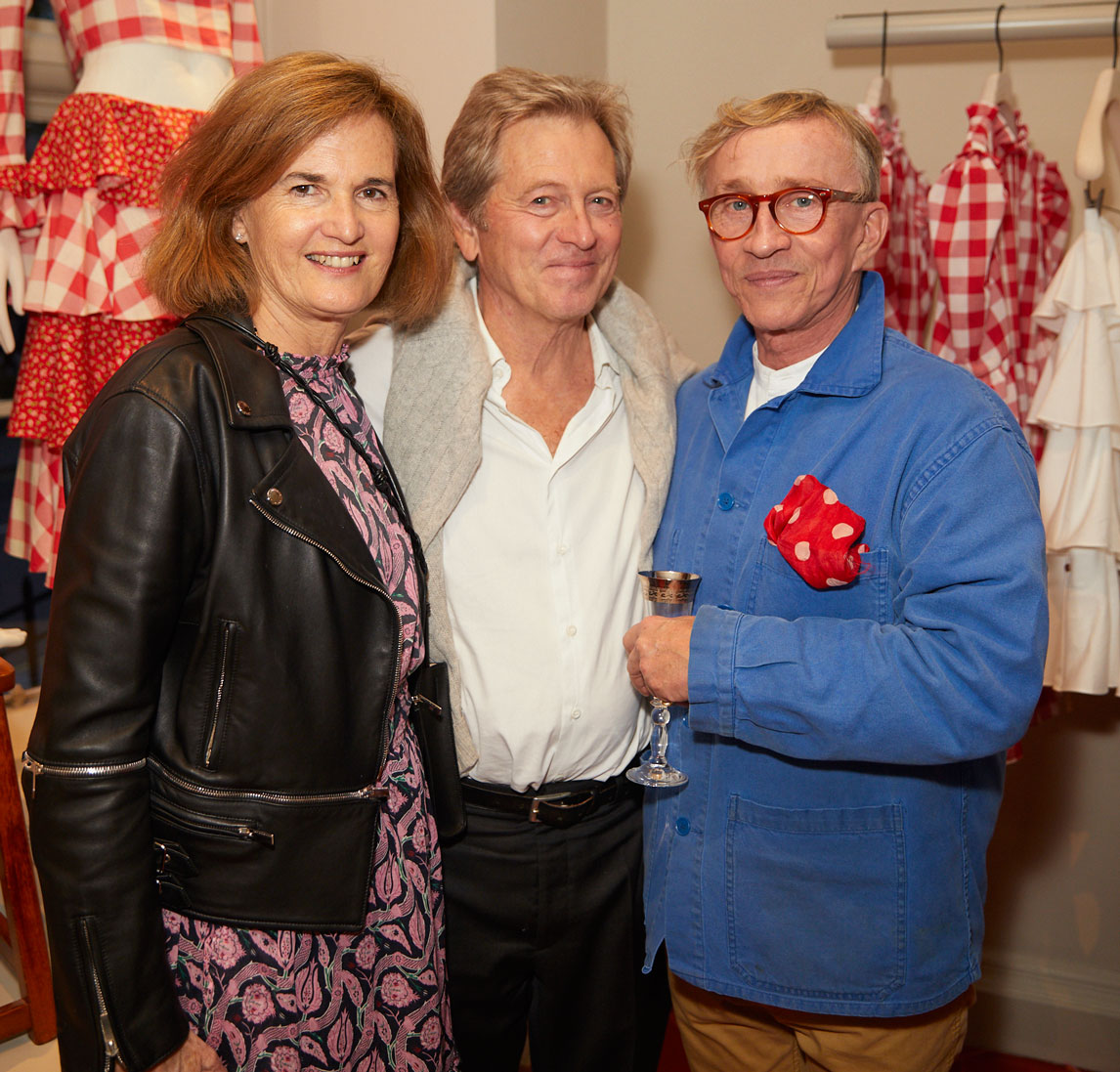 Catherine and John Pawson and Jasper Conran at the Interiors launch at MATCHESFASHION.COM in London