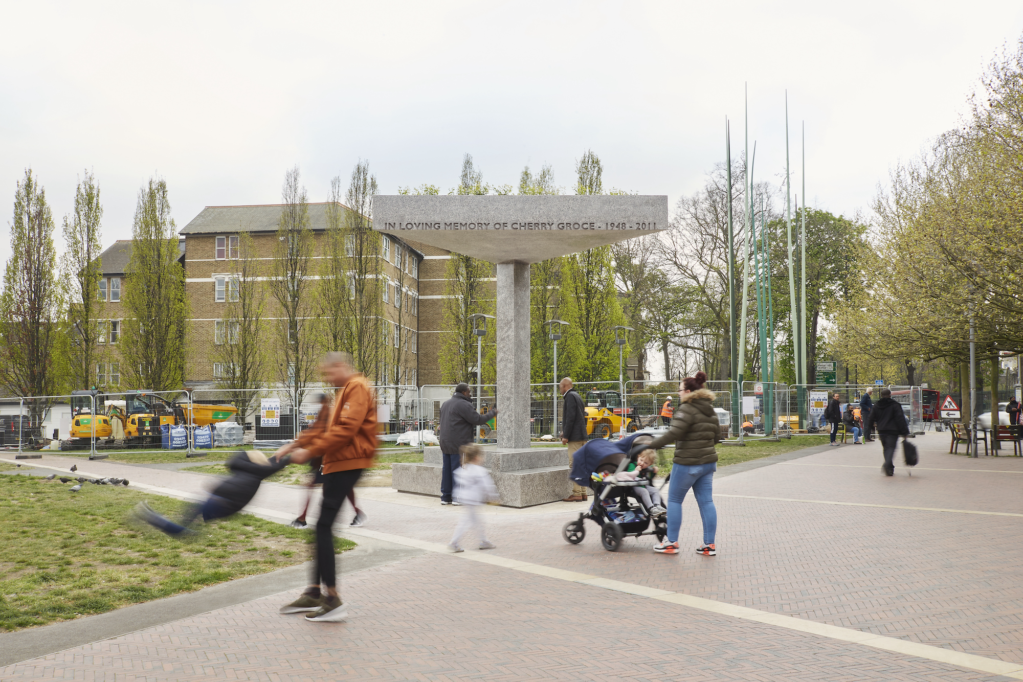 Cherry Groce Memorial Pavilion, London, UK by Adjaye Associates. Photograph by Michelle Äärlaht