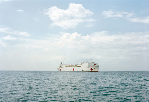 US Naval Hospital Ship Mercy, Vietnam, 2009 by An-My Lê. From Events Ashore