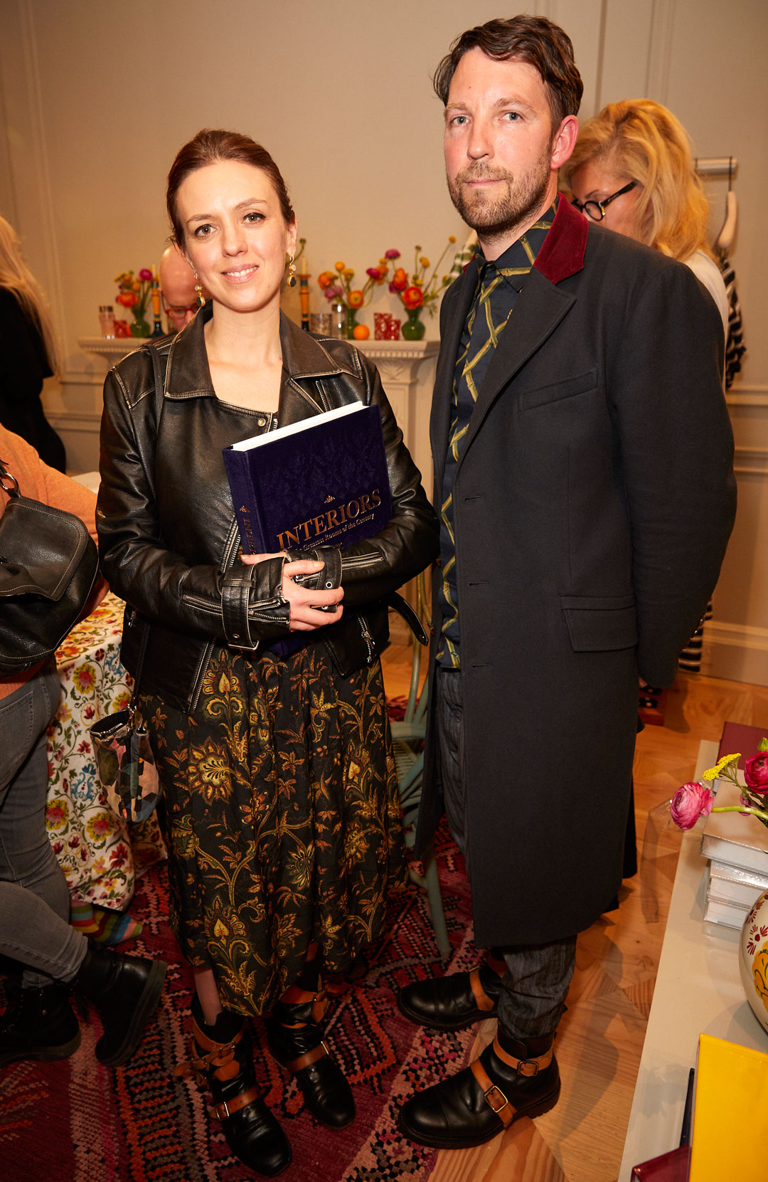 Frieda Gormley and Javvy Royle at the Interiors launch at MATCHESFASHION.COM in London