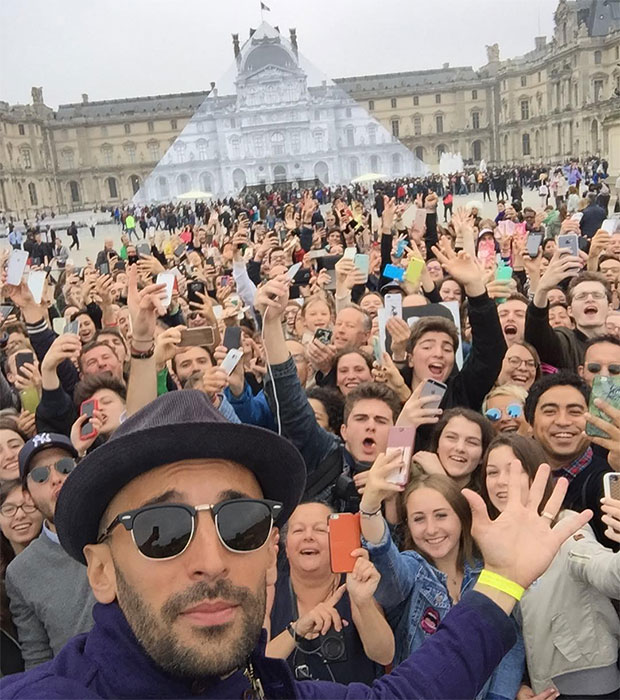 JR at The Louvre