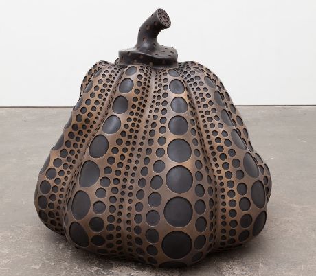 Yayoi Kusama - Pumpkin (S), 2013 Bronze 110 x 120 x 120 cm edition of 8 plus 2 artist's proofs #1/8  Courtesy Kusama Studio Inc., Ota Fine Arts, Tokyo / Singapore and Victoria Miro, London