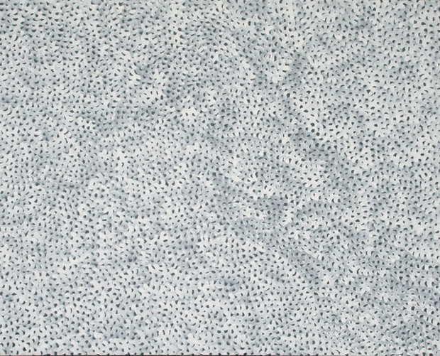 White Infinity Net (2007) by Yayoi Kusama