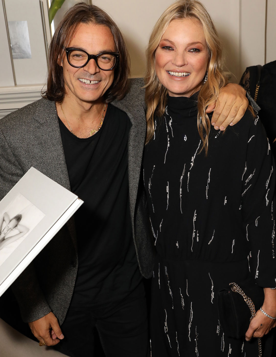 Photographer Mario Sorrenti and Kate Moss at Matches, 5 Carlos Place