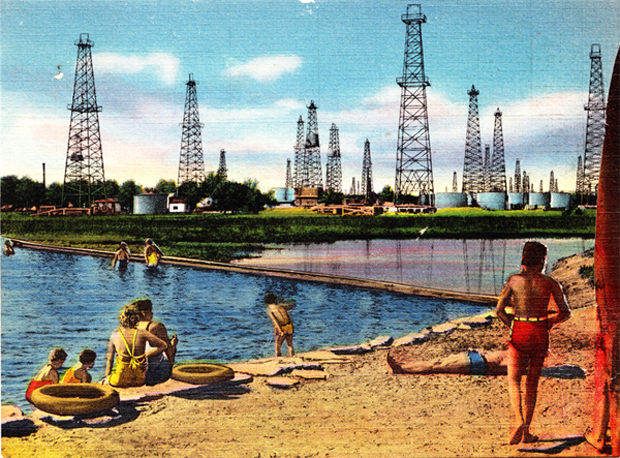 New England Beach Oil Fields - Mary Lydecker