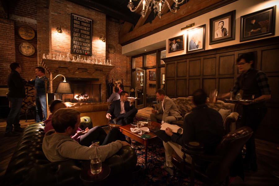 Multnomah Whiskey Library. Photograph by Dina Avila