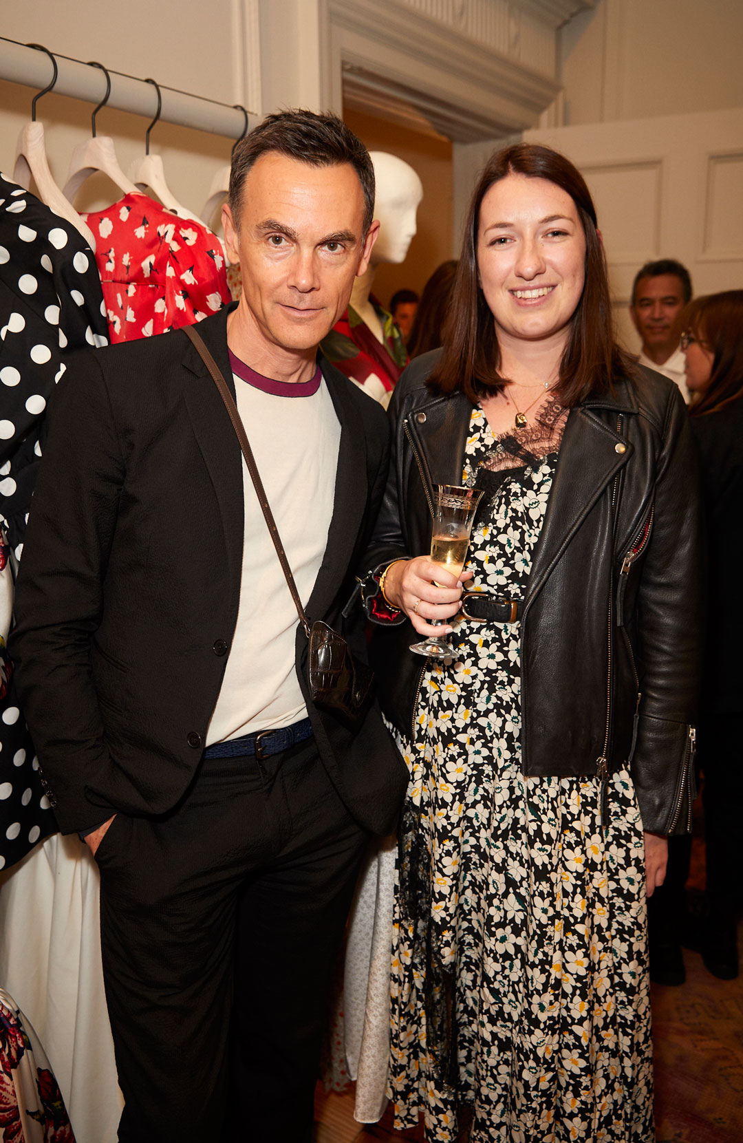 Nick Vinson and Chelsea Power at the Interiors launch at MATCHESFASHION.COM in London