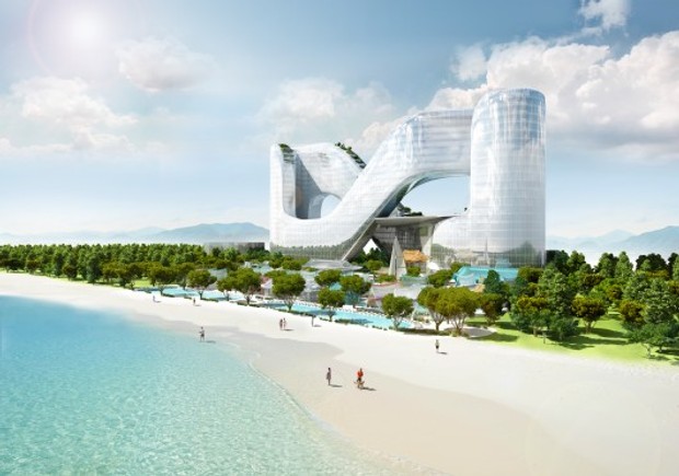 Planning Korea's proposed resort in Gangneung. Images courtesy of Planning Korea