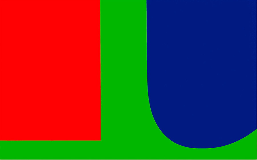 Red Blue Green (1963) by Ellsworth Kelly