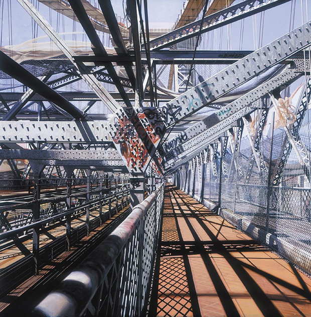 Williamsburg Bridge (1995) by Richard Estes