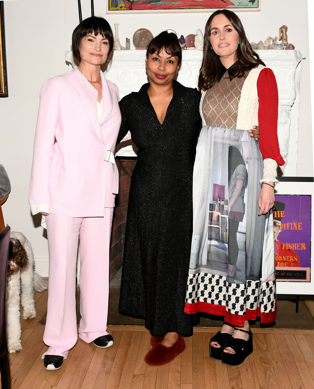 Rosetta Getty, Brigfette Romanek and Tania Fares