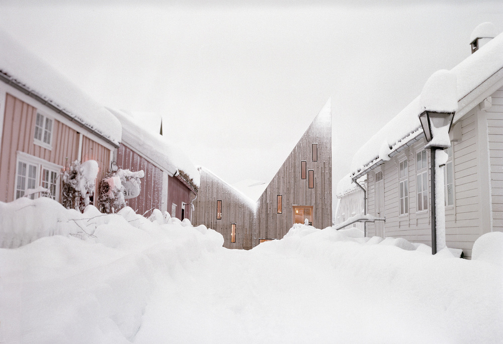 Romsdal Folk Museum by Reiulf Ramstad Architects. Illustration by Erik Hattrem and RRA.