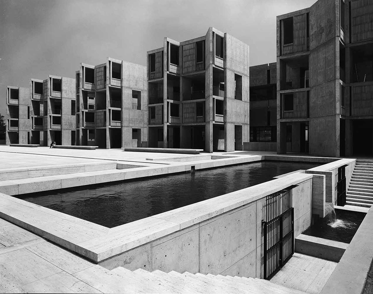 The Salk Institute by Louis Kahn, as photographed by Marvin Rand