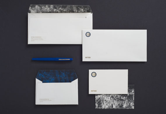 Inter Milan's new stationery, by LeftLoft