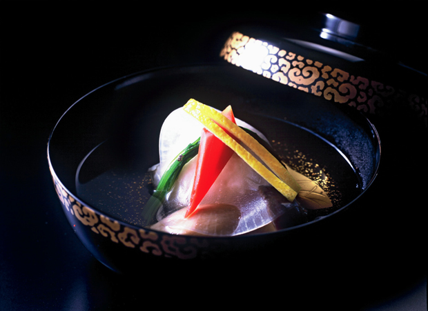 Takuji Takahashi's Scallop eye dumpling soup