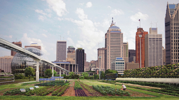 Urban farming, as considered in The World We Made