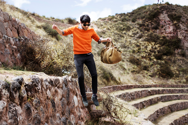 Virgilio Martinez at the Moray ruins. Photo by Daniel Silva from Central