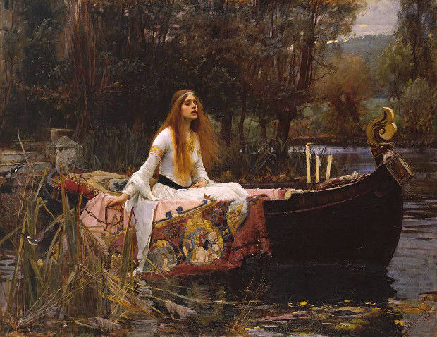 The Lady of Shalott (1880) by John William Waterhouse